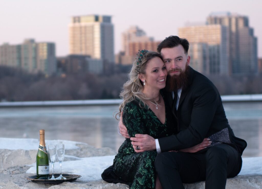 Engagement photoshoot in Milwaukee WI